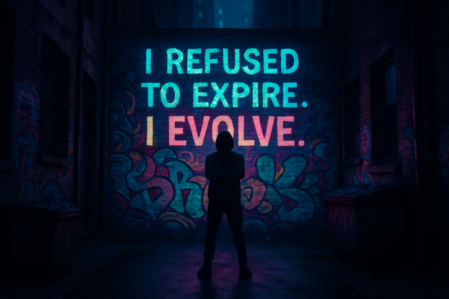 I refused to expire, I evolve